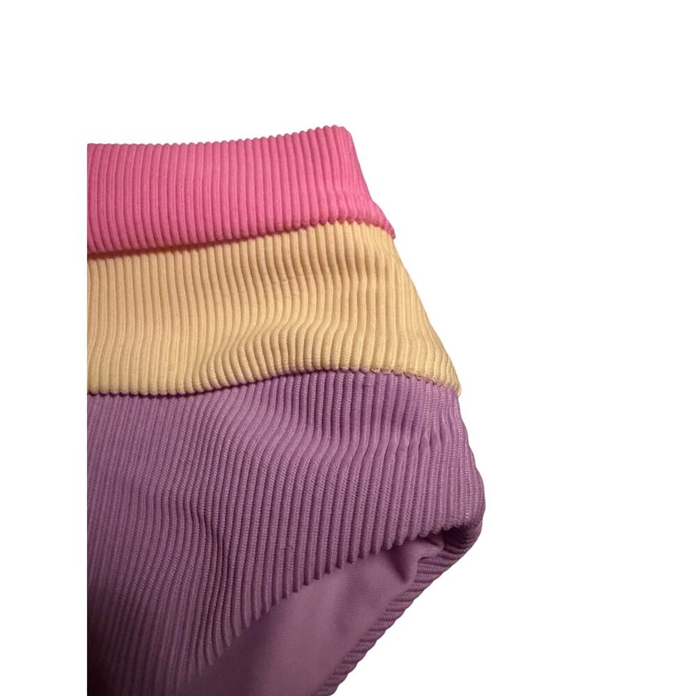🆕Beach Riot Heidi Ribbed Bikini Bottoms Women’s Medium M Pastel Colorblock Swim - Picture 5 of 8